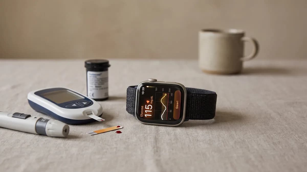 Smartwatch and glucose monitoring devices
