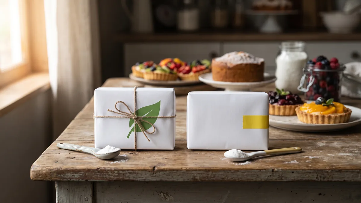 Comparison of Stevia and Splenda packaging