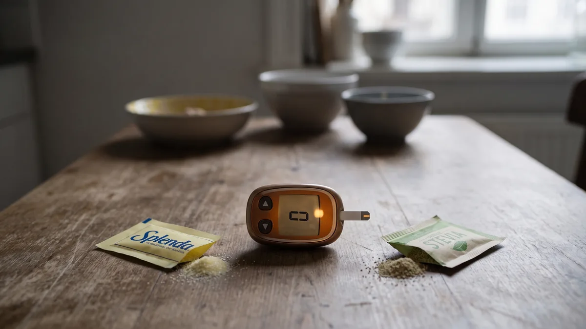 Comparison of Splenda and Stevia with glucose meter