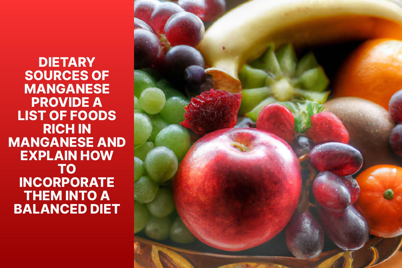 Unlock the Power of Manganese Discover the Top Foods to Boost Your