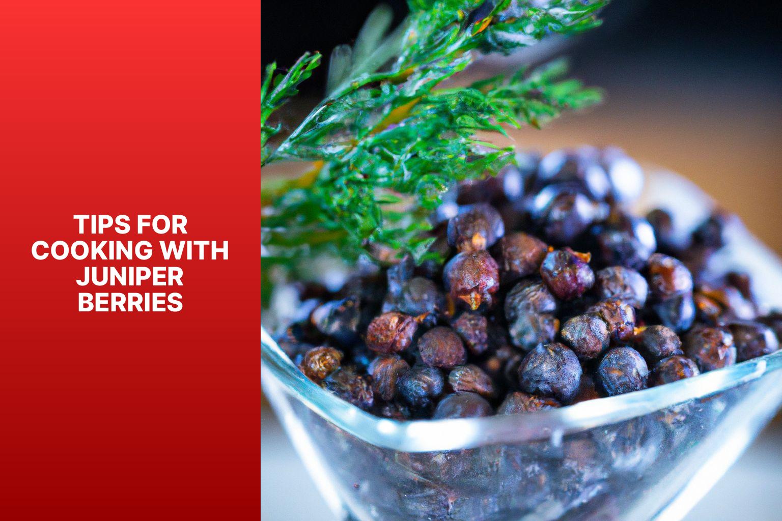 Tips for Cooking with Juniper Berries - Juniper Berries in Culinary Uses: Discuss creative ways to incorporate juniper berries into cooking, such as in marinades, sauces, and more. 